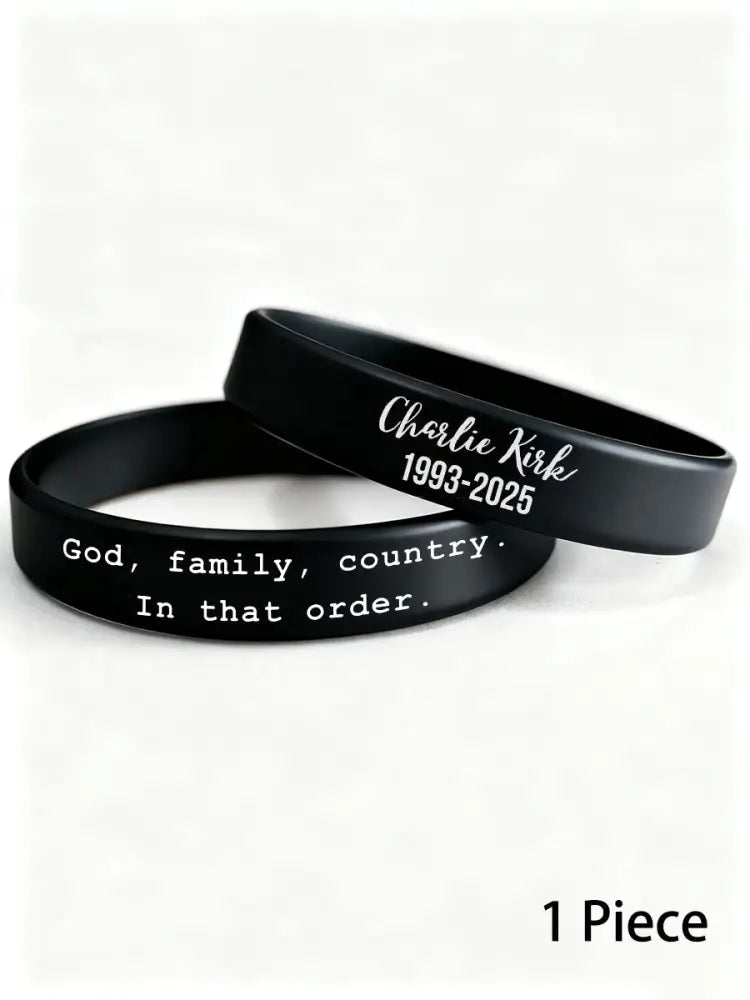 American legend wristband (202*12*2mm) Black / ONE