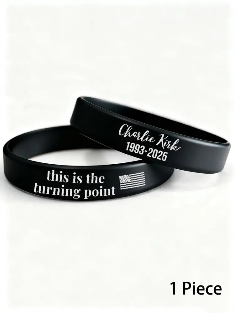 Charlie wristband (202*12*2mm) Black / ONE