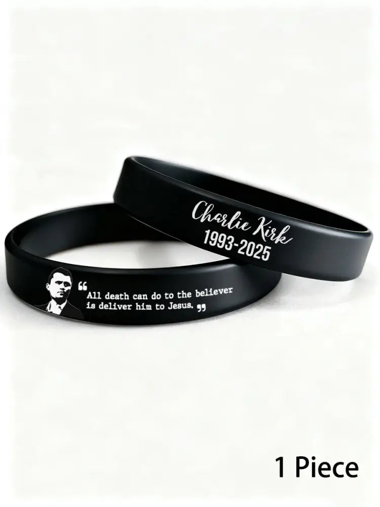 Charlie wristband (202*12*2mm) Black / ONE