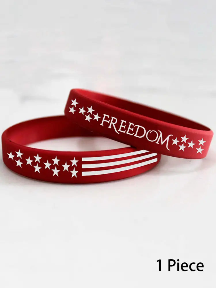 Charlie wristband (202*12*2mm) Red / ONE