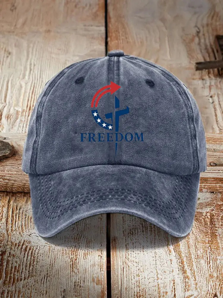 Freedom Faith Hat Navy Blue / ONE