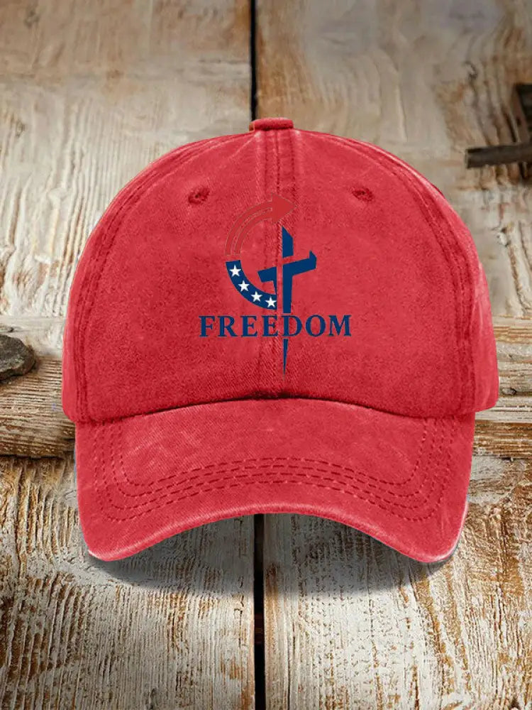 Freedom Faith Hat Red / ONE