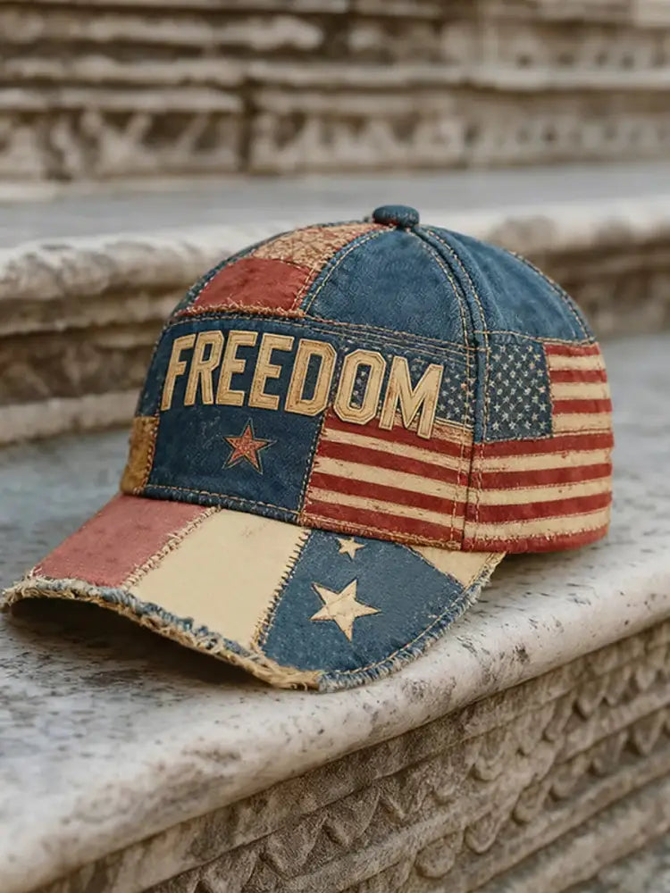 Freedom Printed Casual Unisex Hat As picture / ONE