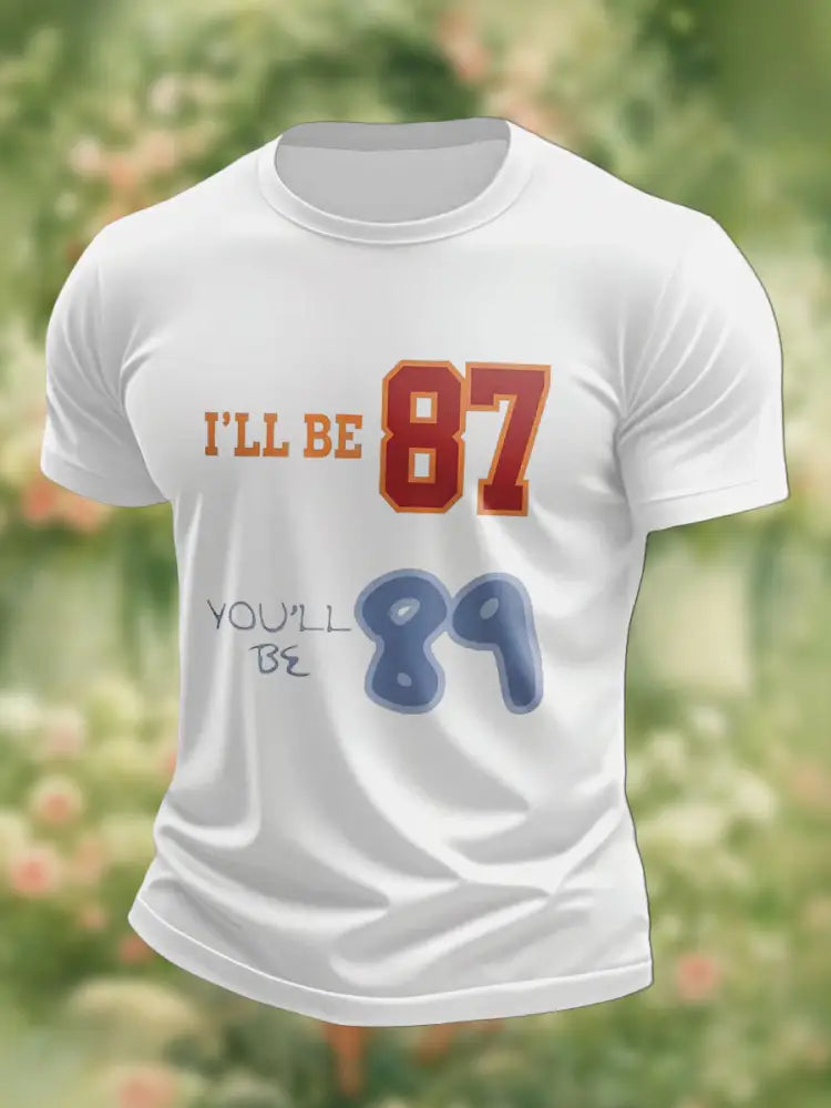 Men’s 8789 Diva Engaged Era Printed T shirt White / S