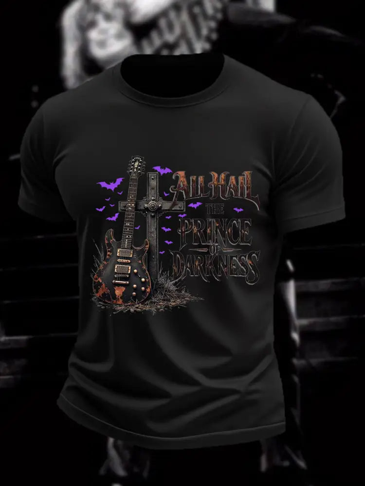 Men’s All Hail Prince Of Darkness R.I.P Rock Legend Memorial Tee Black / S