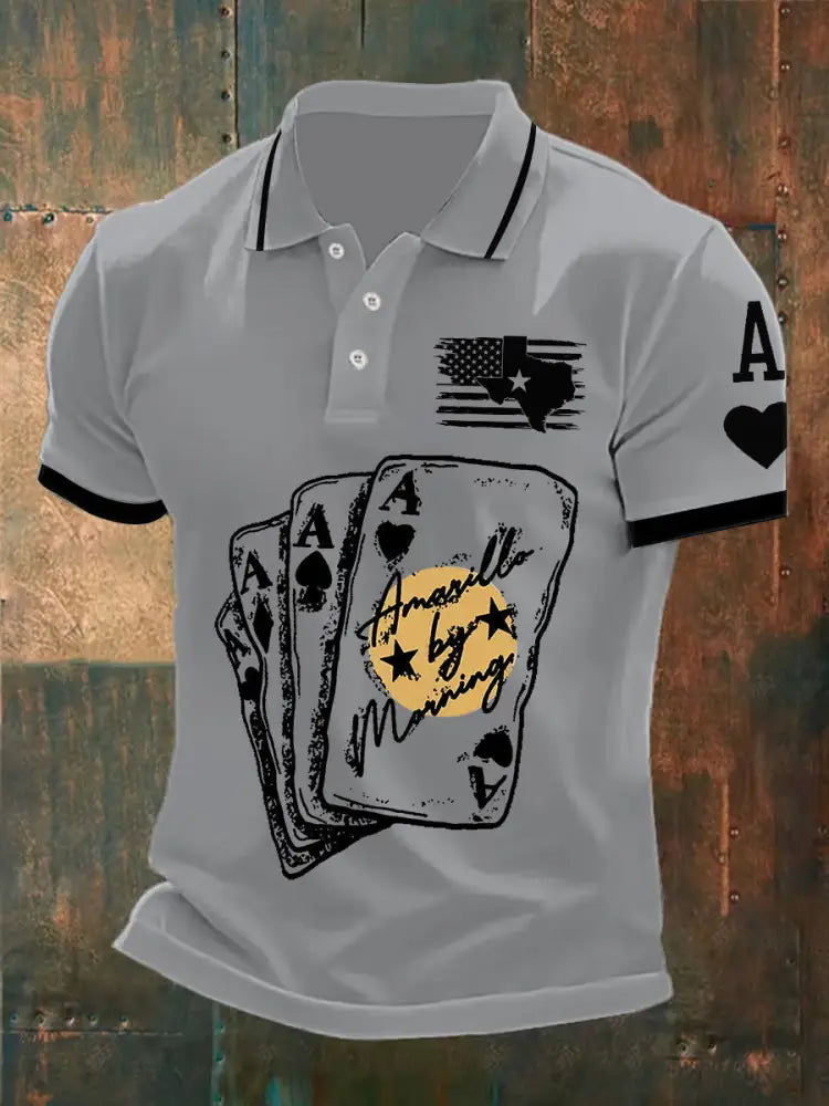 Men’s Amarillo By Morning Printed Shirt Gray / S