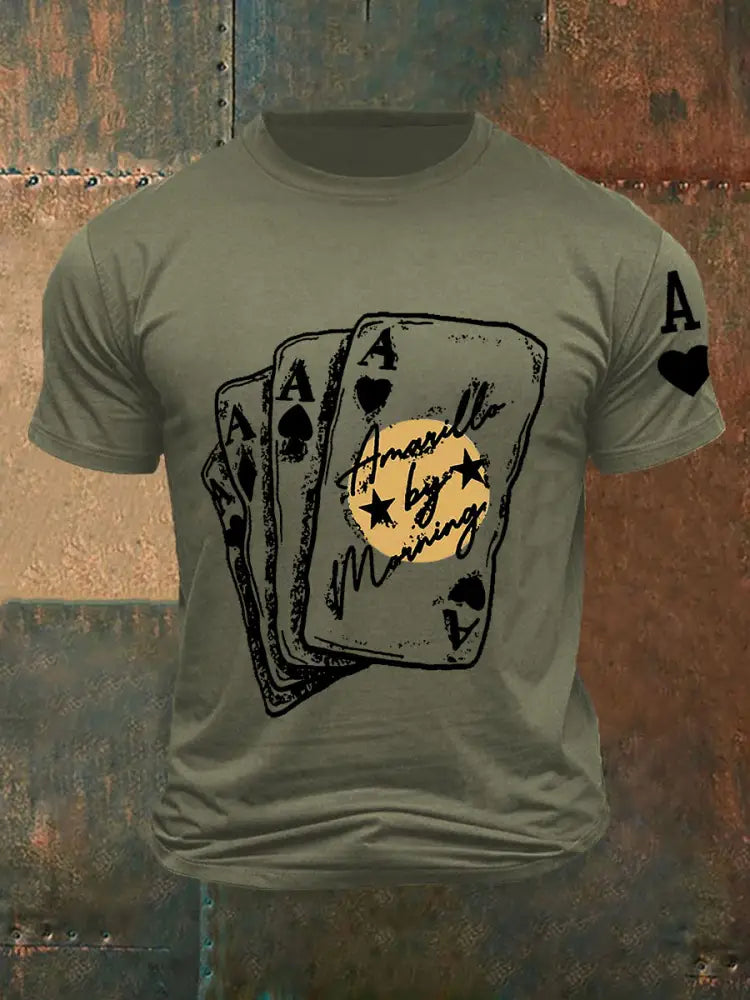 Men’s Amarillo By Morning Printed T-shirt Army Green / S