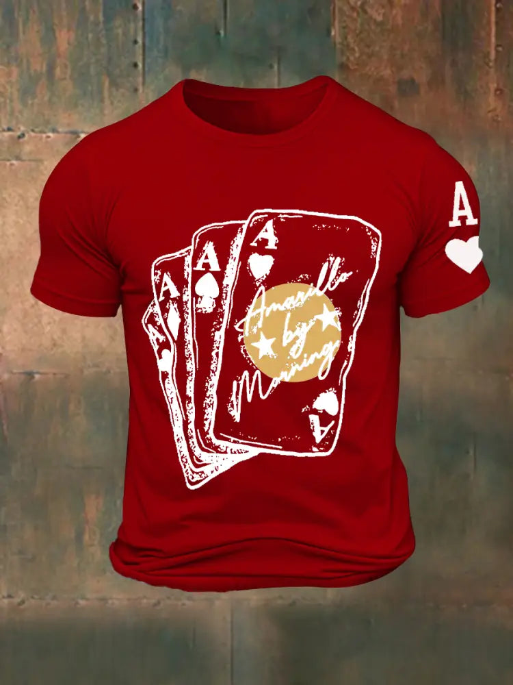Men’s Amarillo By Morning Printed T-shirt Pure Red / S