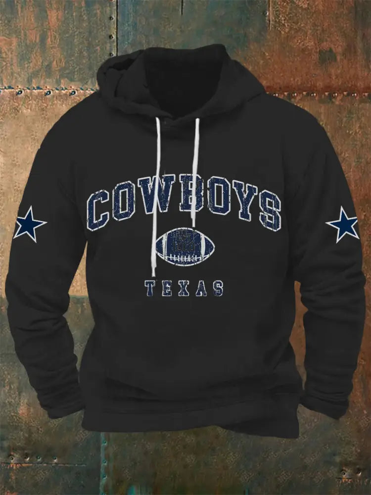 Men’s American football hooded sweatshirt White / S