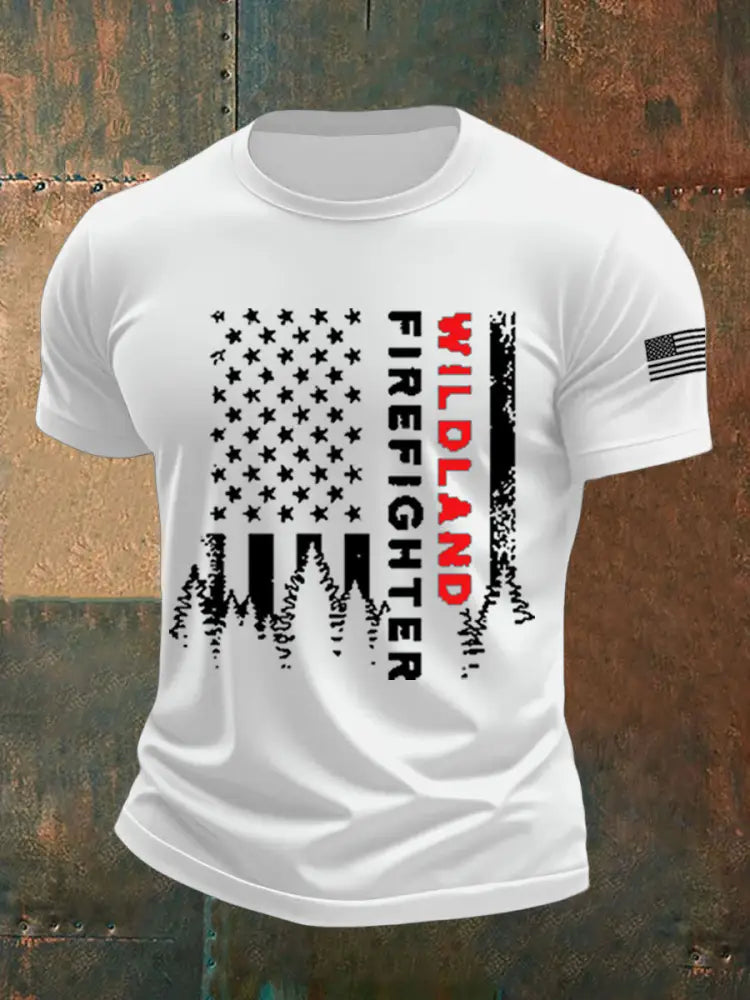 Men’s Arizona Wildfire Short-Sleeved Printed T-shirt White / S