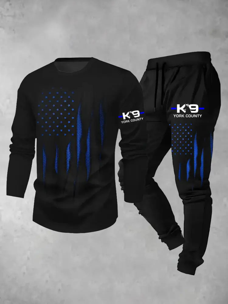 Men’s Blue Line Patriotic Texas SAR K9 ’Roxy’ Suits Black / S