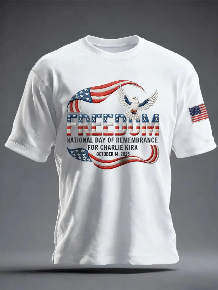 Men’s Charlie Kirk National Day Of Remembrance Tee White / S
