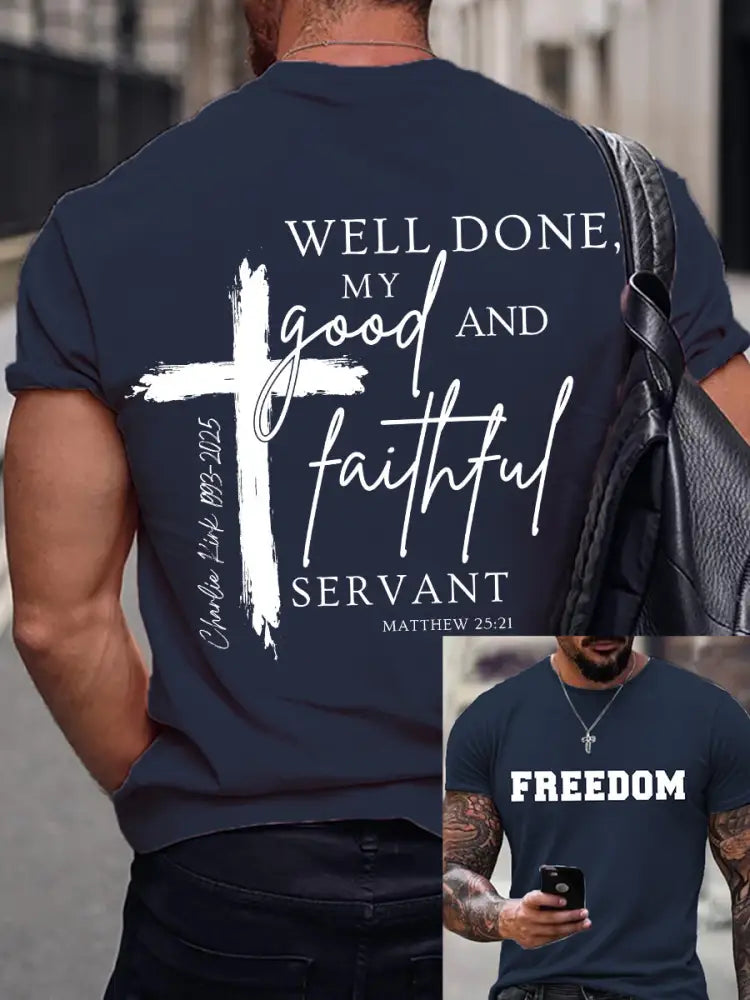 Men’s Charlie T-shirt Navy Blue / S
