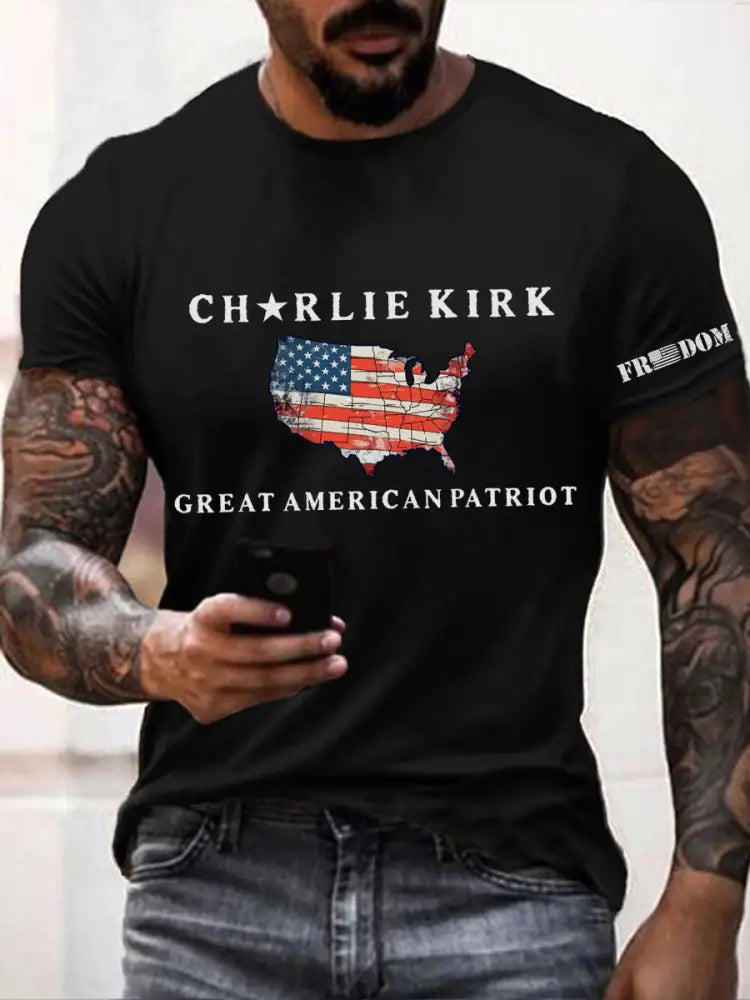 Men’s FREEDOM T-shirt Black / S