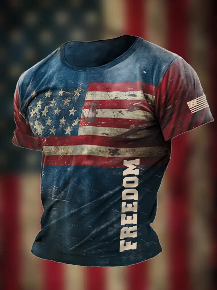 Men’s FREEDOM T-shirt Navy Blue / S