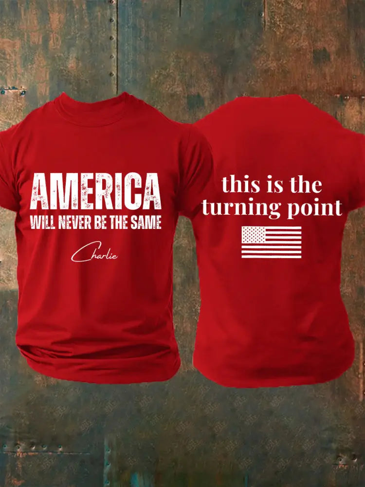 Men’s FREEDOM T-shirt Pure Red / S