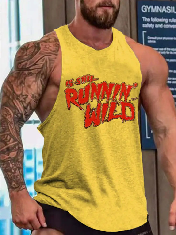 Men’s Hulk Hogan vests Yellow / S