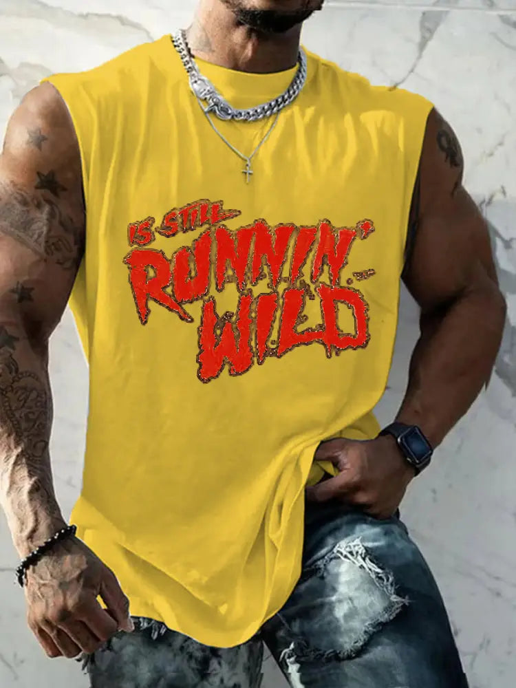 Men’s Hulk Hogan vests Yellow / S