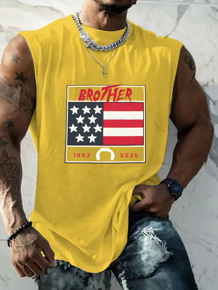 Men’s Hulk Hogan vests Yellow / S