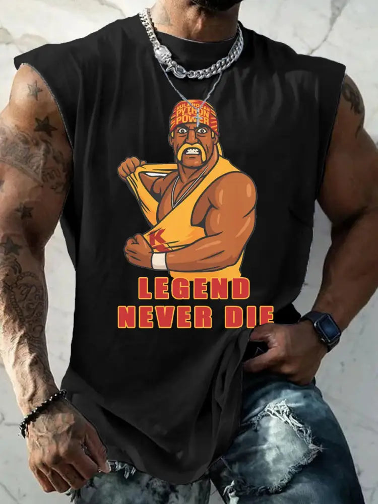 Men’s Legend Never Die!Lives Forever,Brother! Memorial Tank Top Black / S