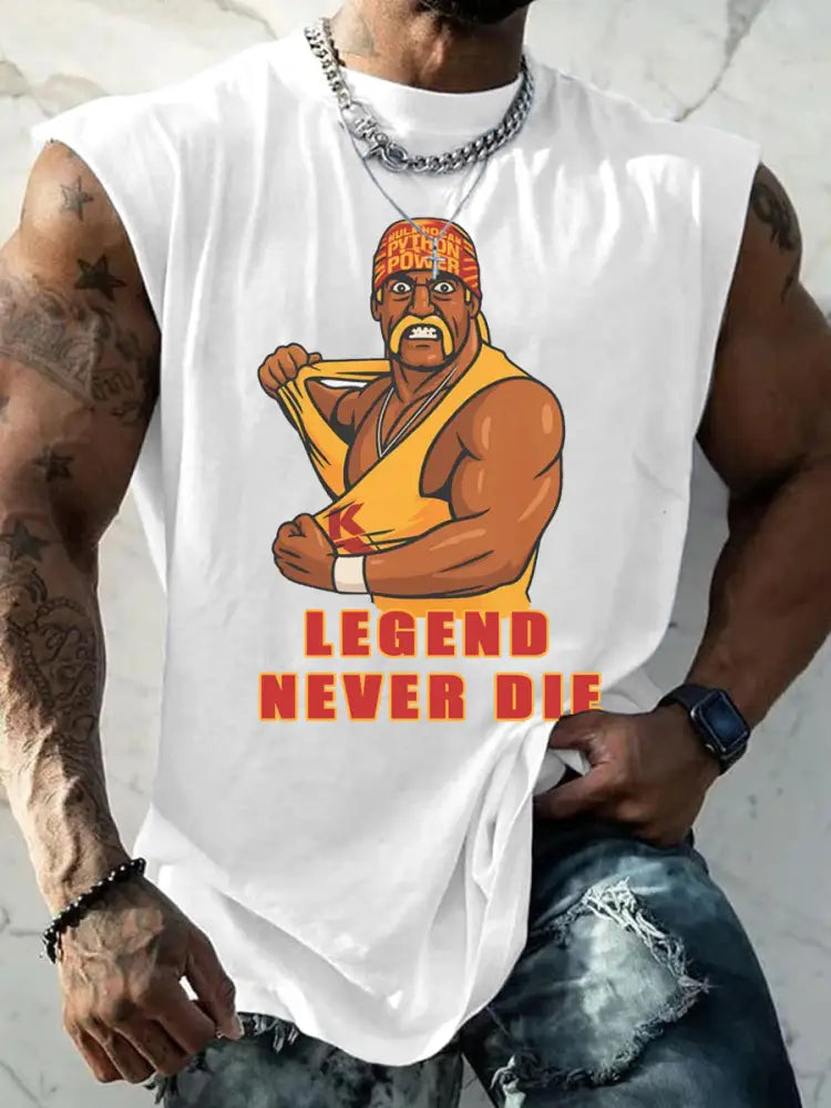 Men’s Legend Never Die!Lives Forever,Brother! Memorial Tank Top White / S