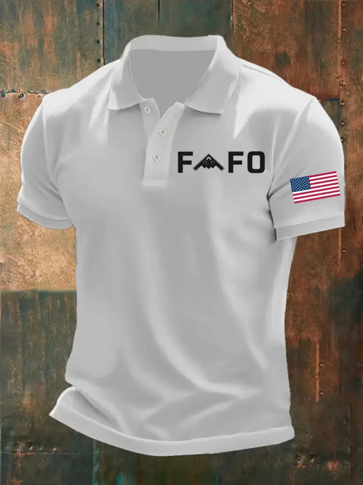 Men’s Midnight Hammer B2 FAFO Printed Shirt White / S