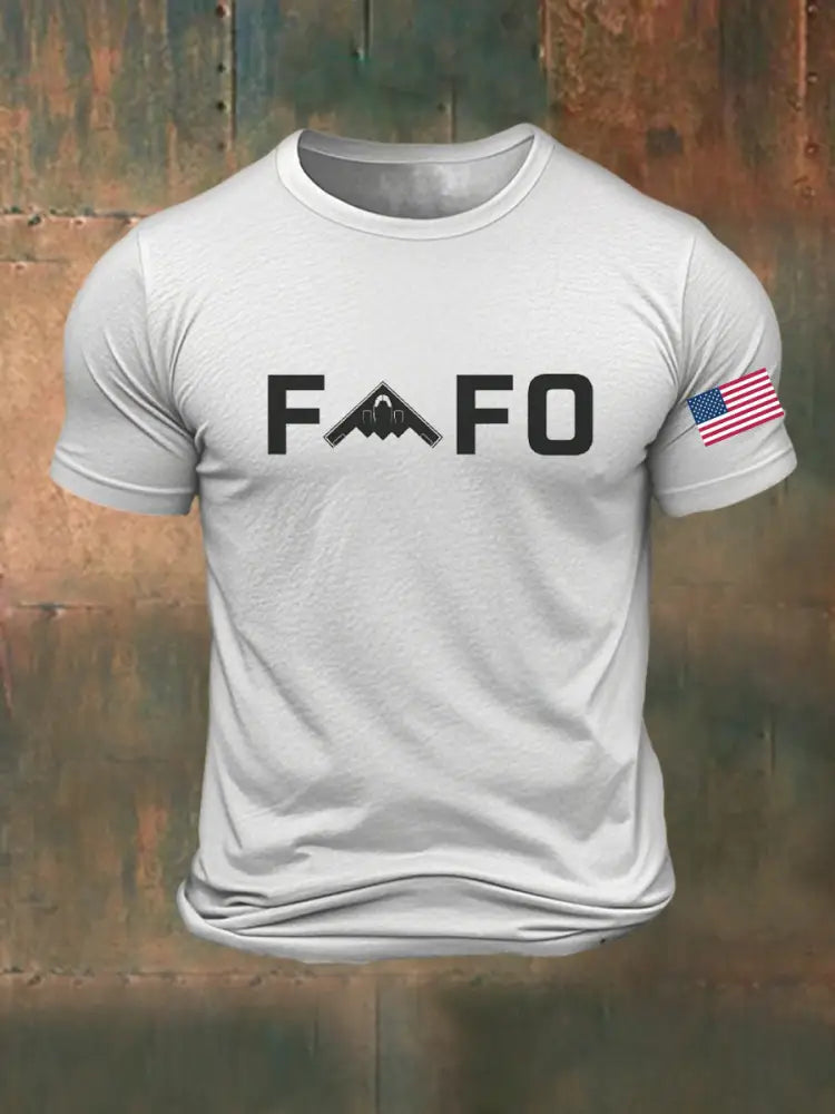 Men’s Midnight Hammer FAFO Printed T-shirt White / S