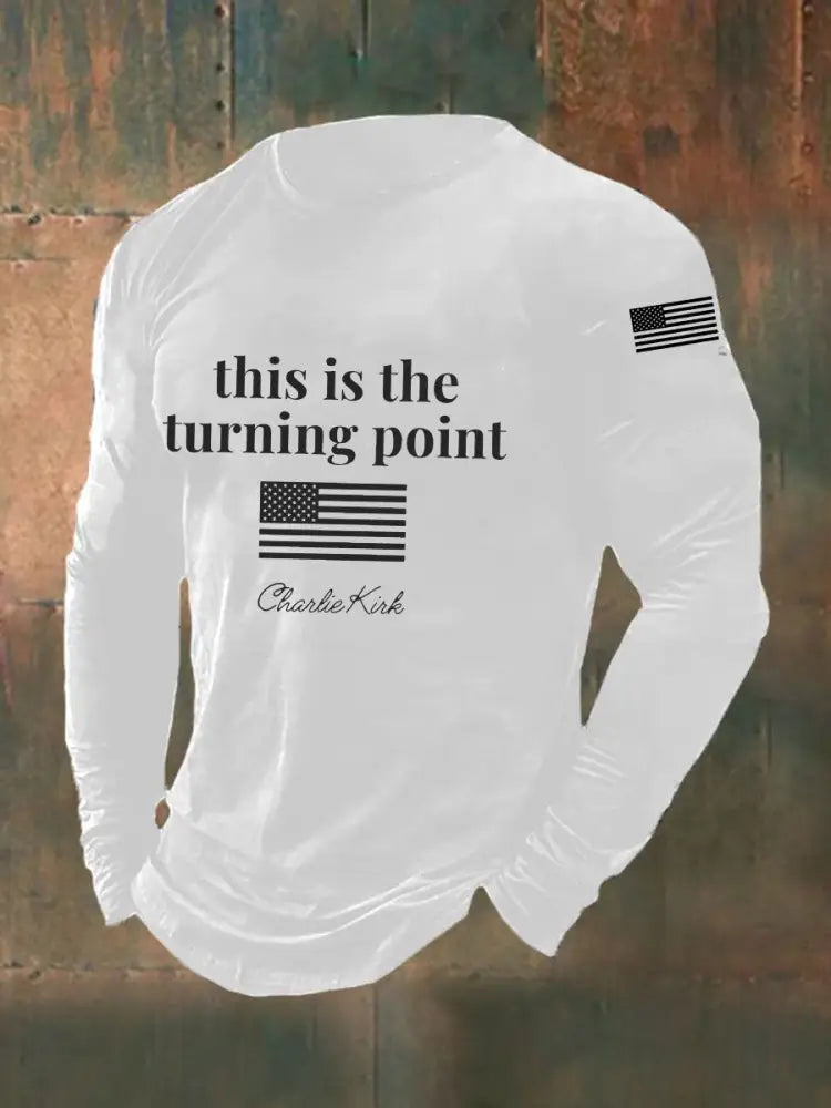 Men’s Patriot Long Sleeve T-shirt White / S