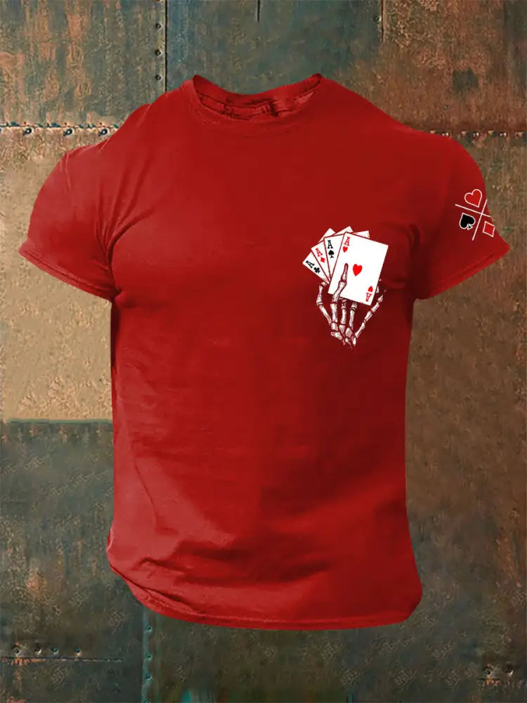 Men’s Poker 4 A T-shirtss Pure Red / S