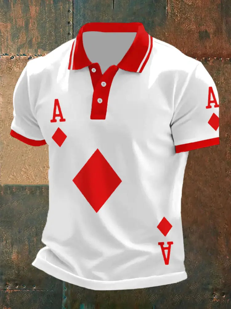 Men’s Poker Cubes A tops White / S