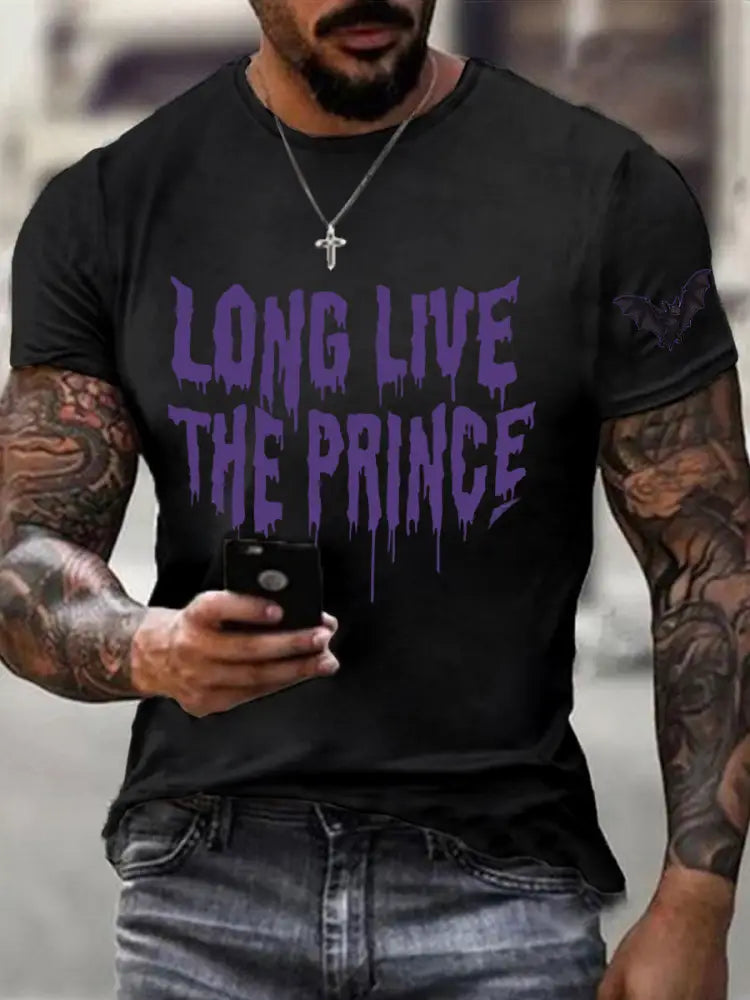Men’s Prince Of Darkness Forever Rip Legend Memorial Short Sleeve Tee Black / S