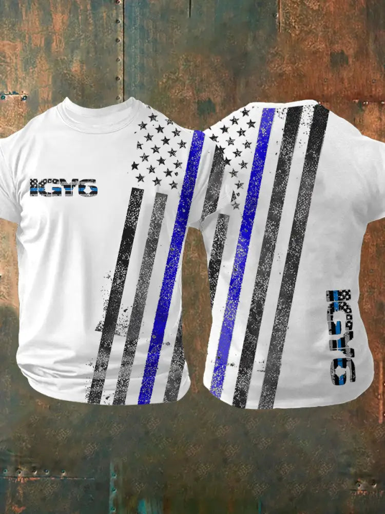 Men’s PTSD Awareness Veteran I Got Your Six Printed T-shirt White / S