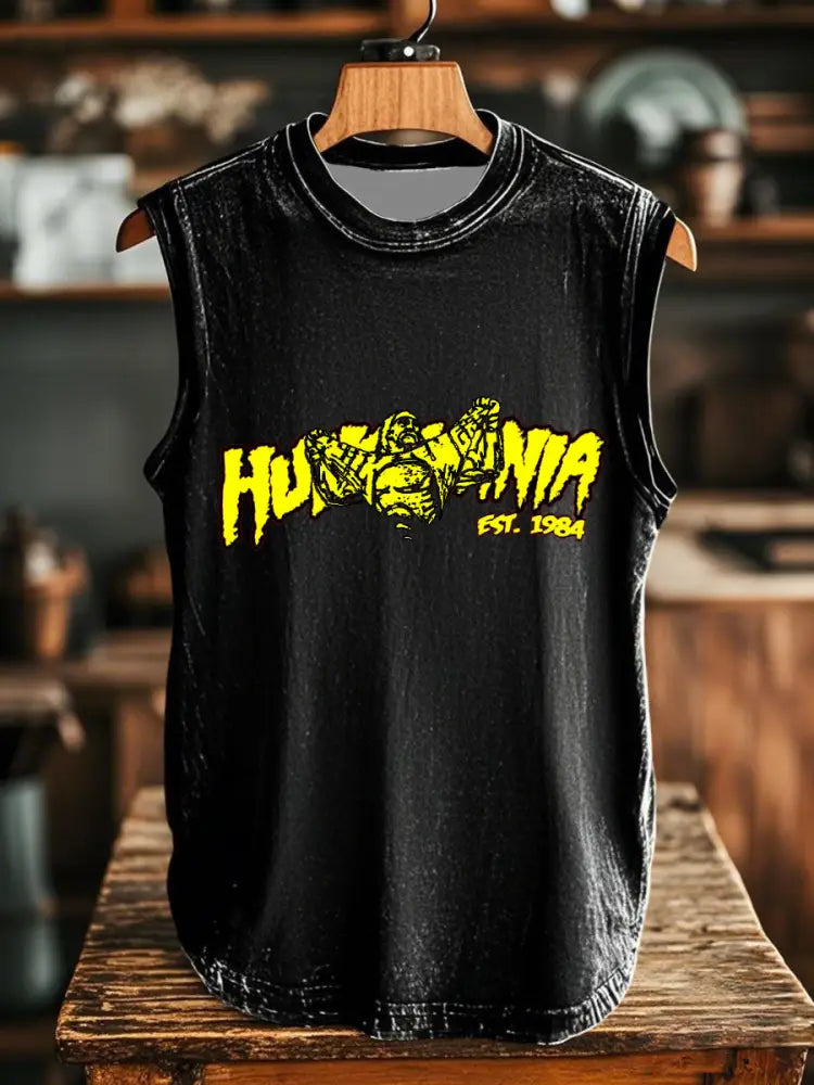 Men’s Rip Brother Printed Tank Tops Black / S
