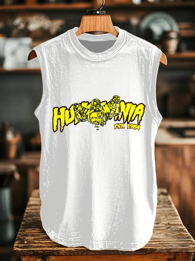 Men’s Rip Brother Printed Tank Tops White / S
