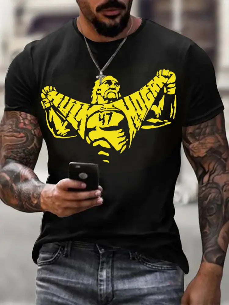 Men’s Rip Brother Short Sleeves T-shirt Black / S