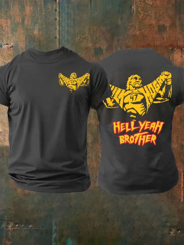 Men’s Rip Brother Short Sleeves T-shirt Dark Gray / S