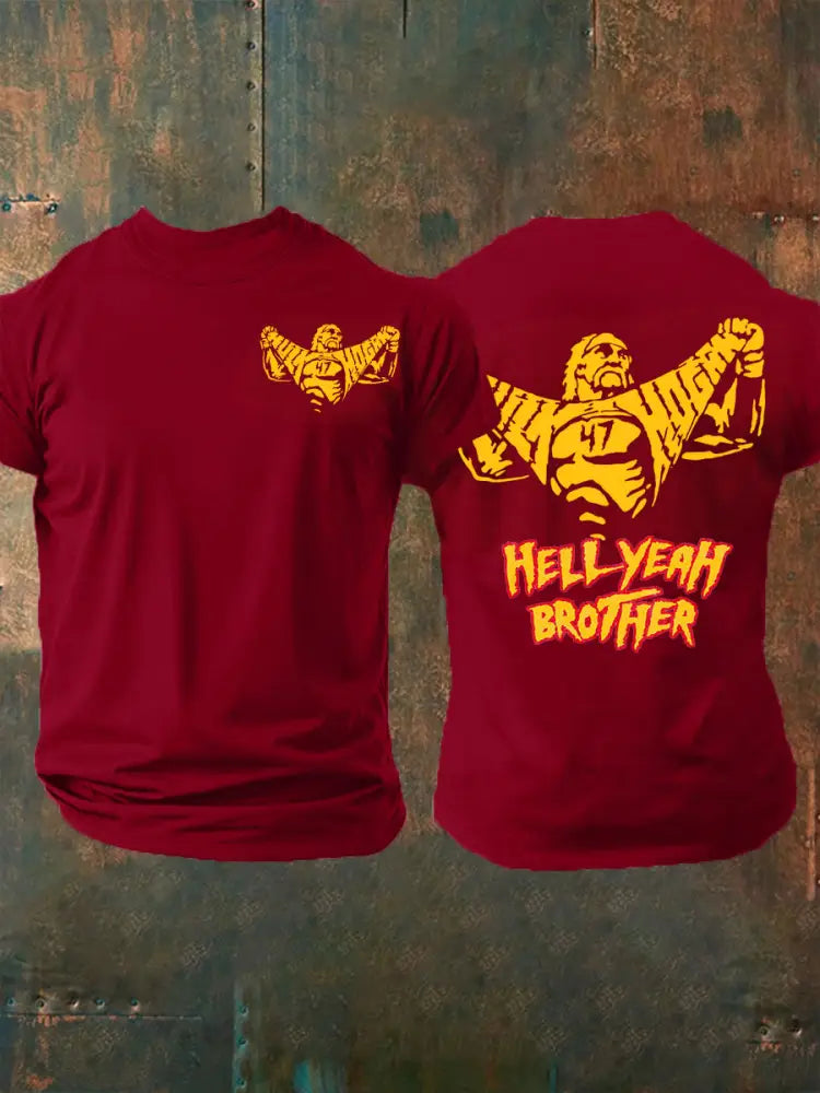 Men’s Rip Brother Short Sleeves T-shirt Deep Red / S