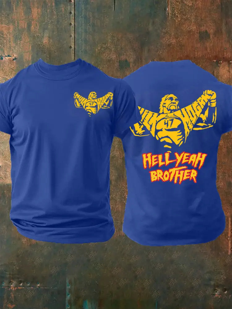Men’s Rip Brother Short Sleeves T-shirt Royal Blue / S