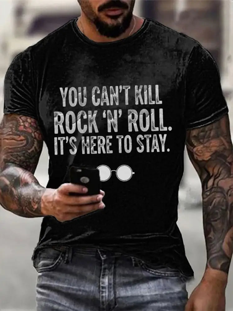 Men’s Rock Legends T-shirt Black / S