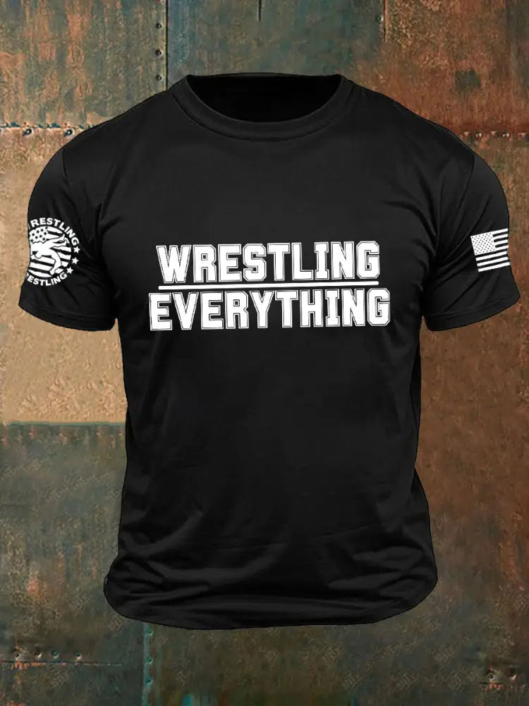 Men’s wrestling everyting T-shirts Black / S