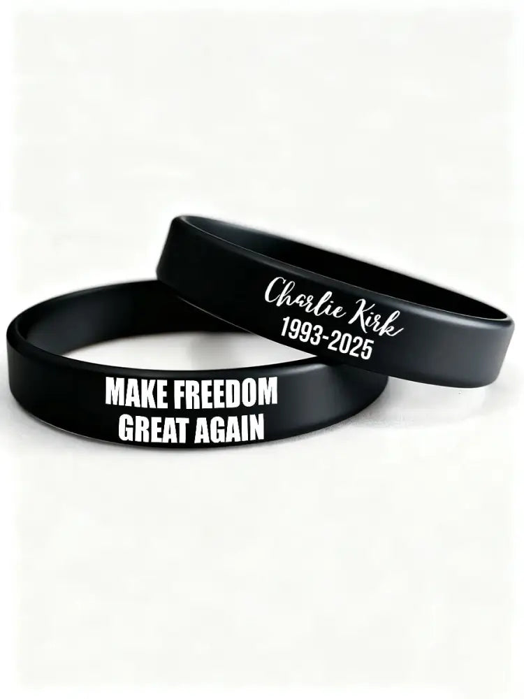 Patriot wristband(202*12*2mm) Black / ONE
