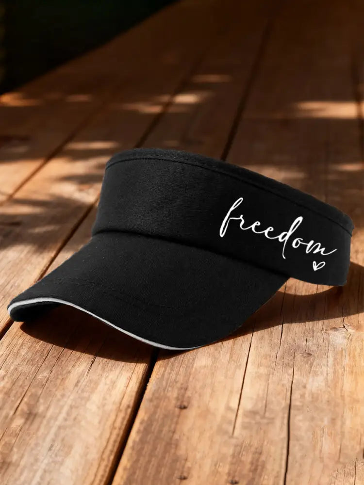 Unisex Freedom Charlie Kirk Sun Hat Black / ONE