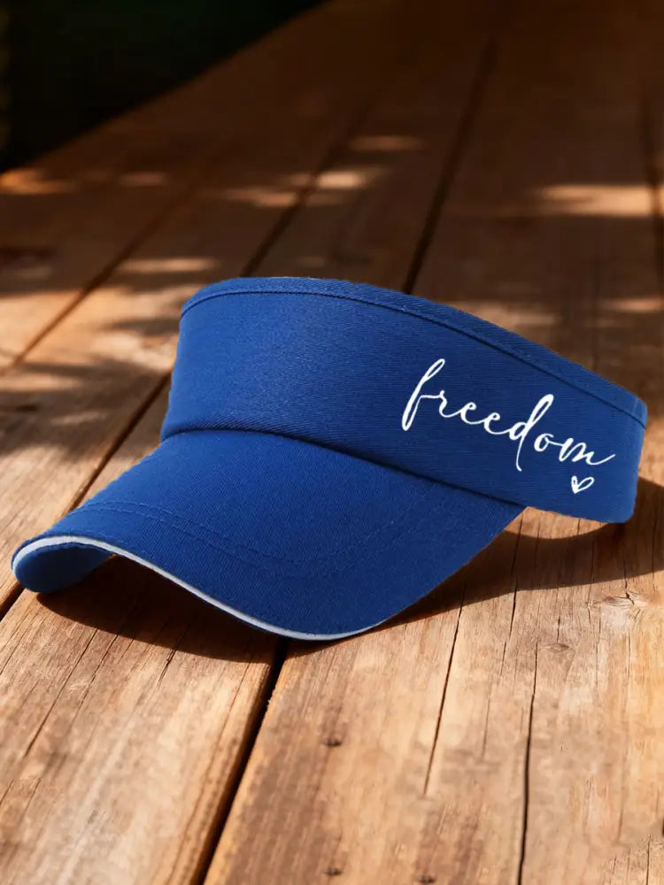 Unisex Freedom Charlie Kirk Sun Hat Royal Blue / ONE