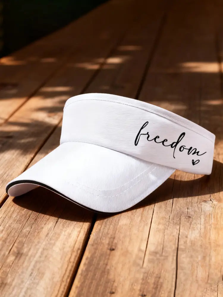 Unisex Freedom Charlie Kirk Sun Hat White / ONE