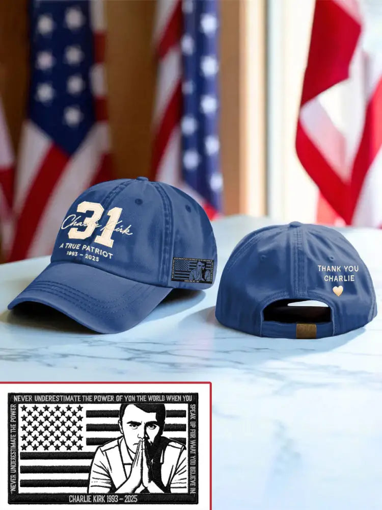 Unisex Freedom True Patriot Print Hat Blue / ONE