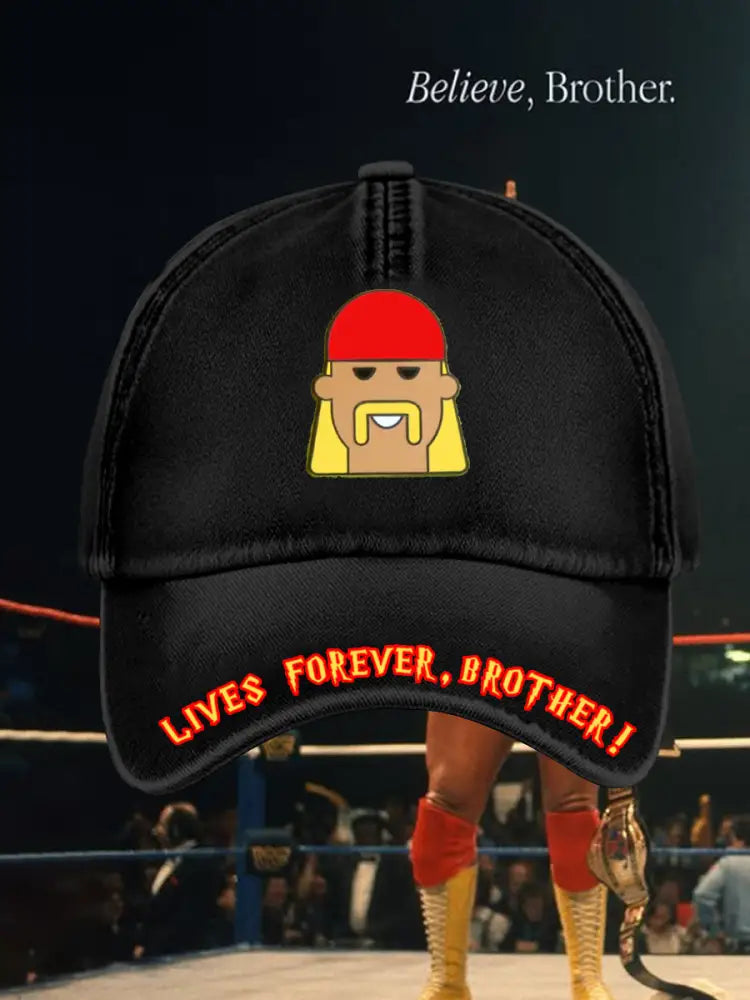 Unisex Lives Forever,Brother! R.I.P Legend! Memorial Hat Black / JM