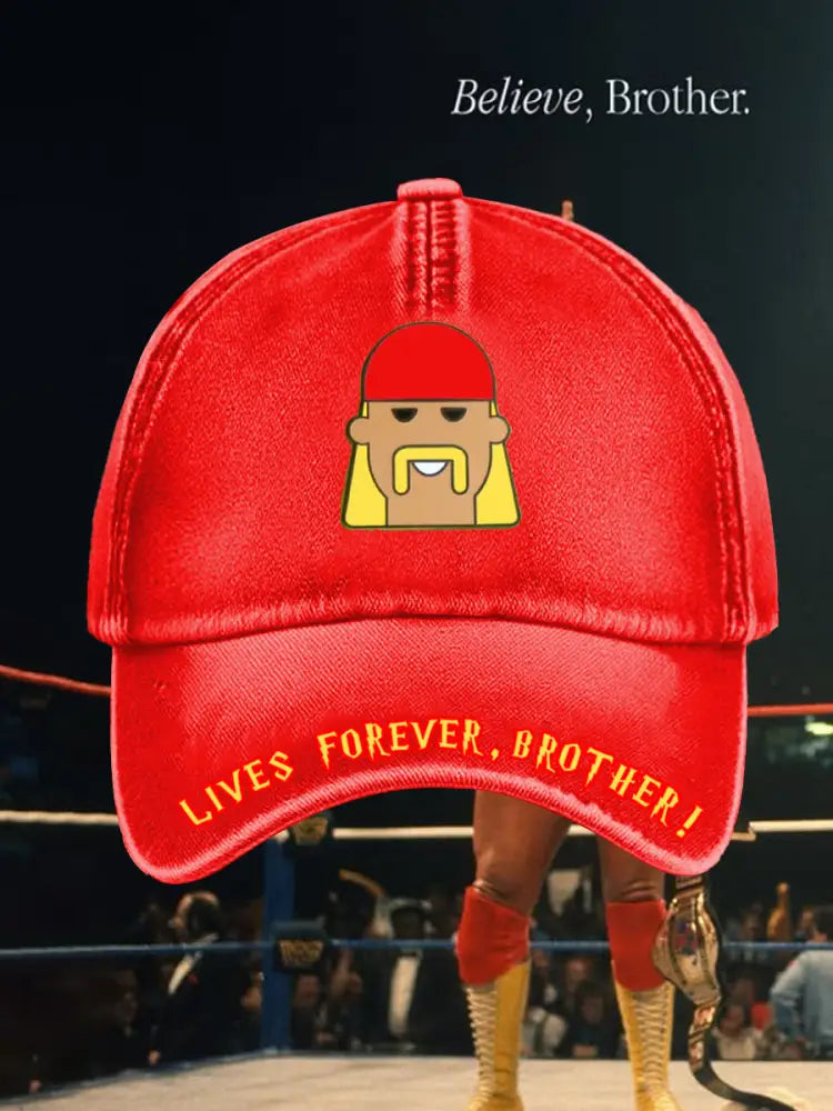 Unisex Lives Forever,Brother! R.I.P Legend! Memorial Hat Red / JM