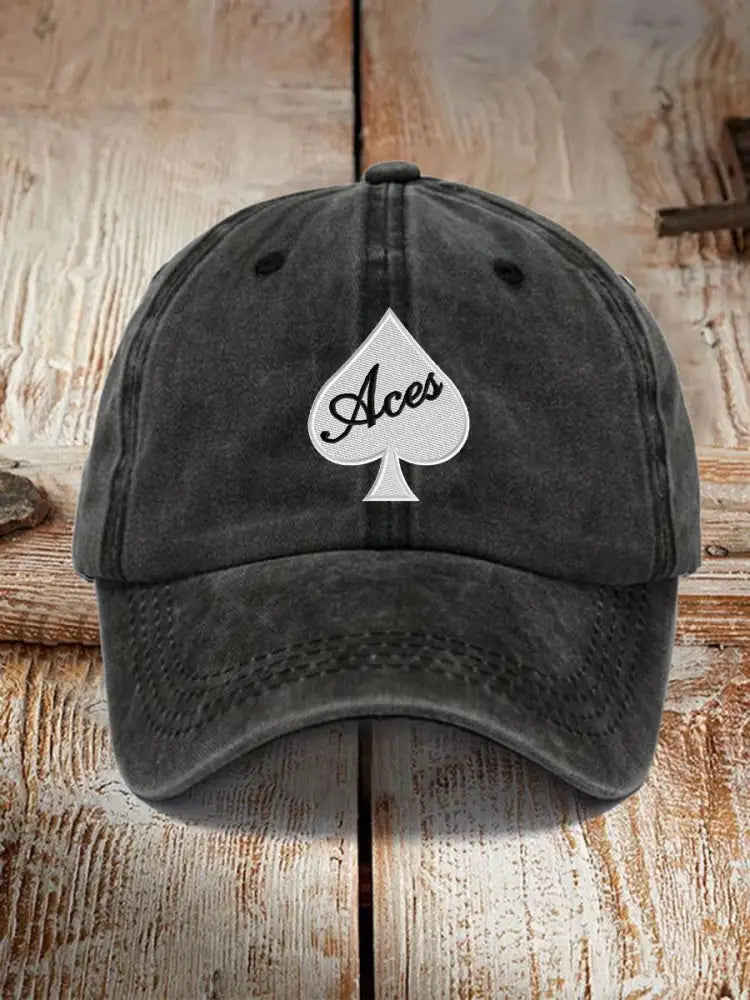 Unisex poker hats Black / JM