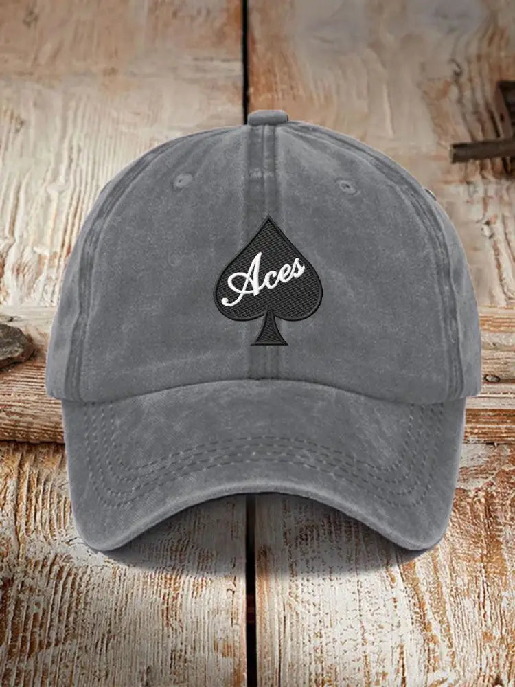 Unisex poker hats Gray / JM
