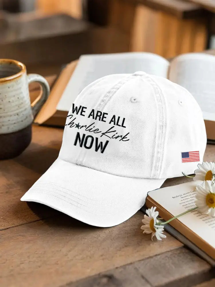 Voice Of Freedom Printed Casual Unisex Hat White / ONE